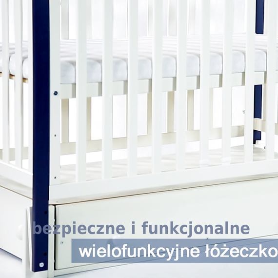 Łóżeczko z funkcją kołyski - Klupś